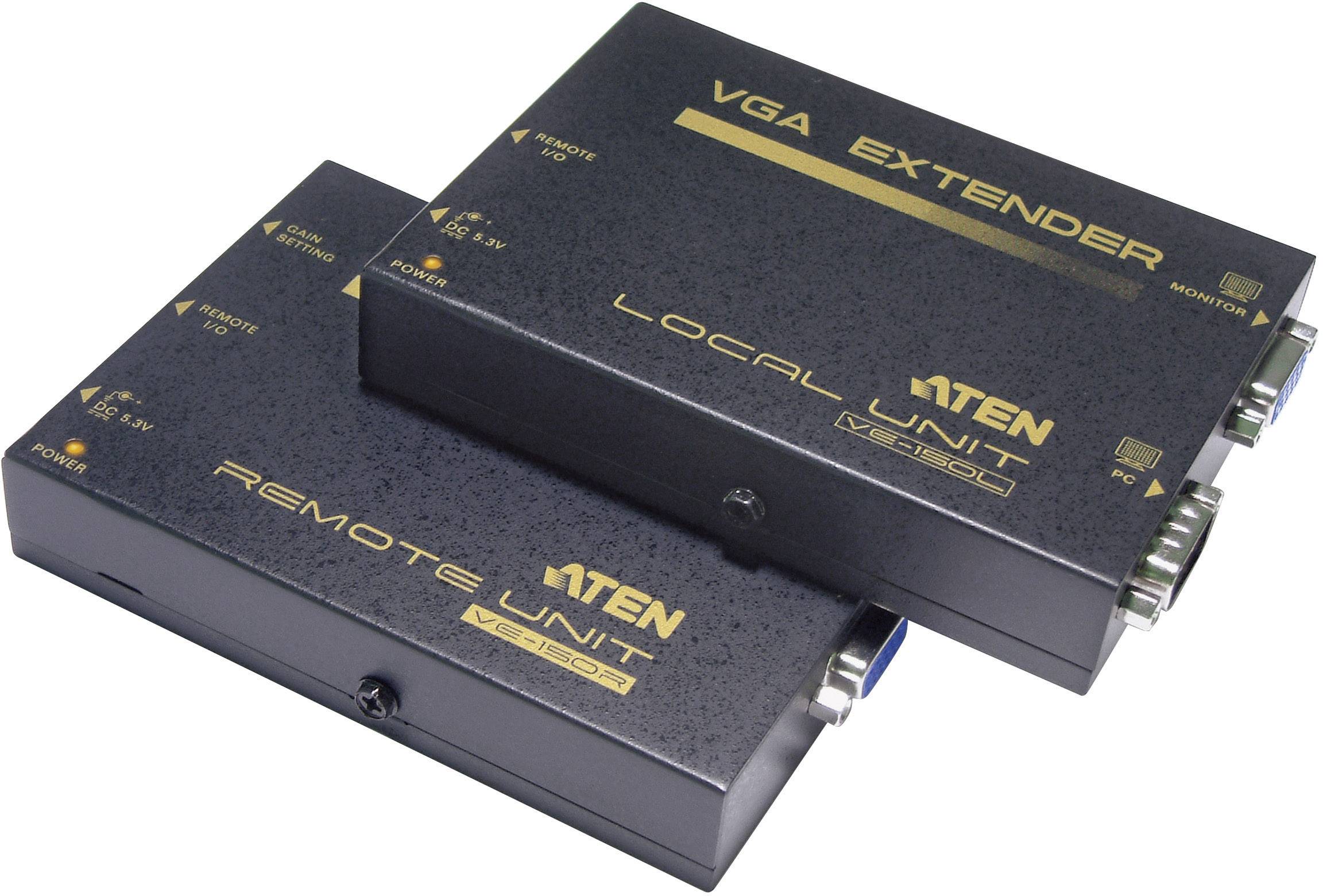 ATEN VE150A-AT-G produžetak 150 m crna VGA