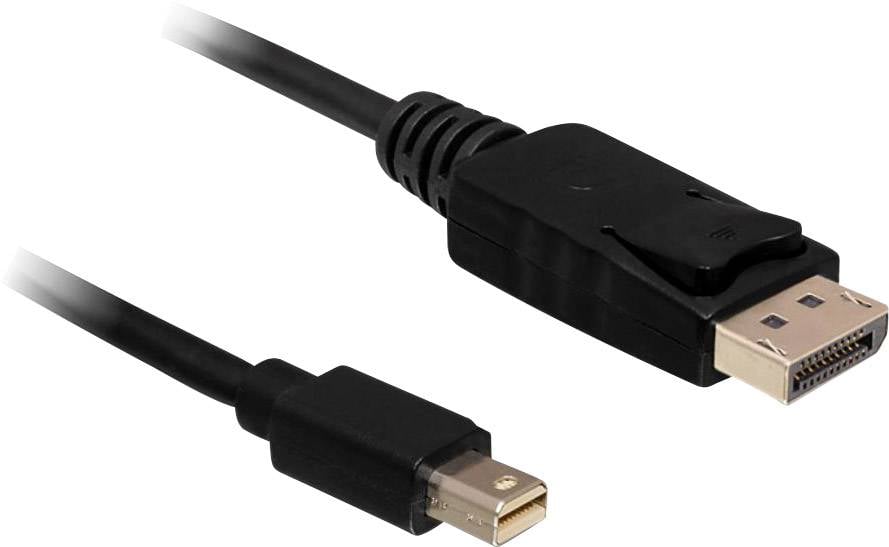 Delock Mini-DisplayPort DisplayPort kabl 5,00 m crna adapterski kabl