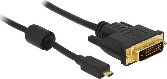 Delock HDMI kabl 1,00 m crna DVI