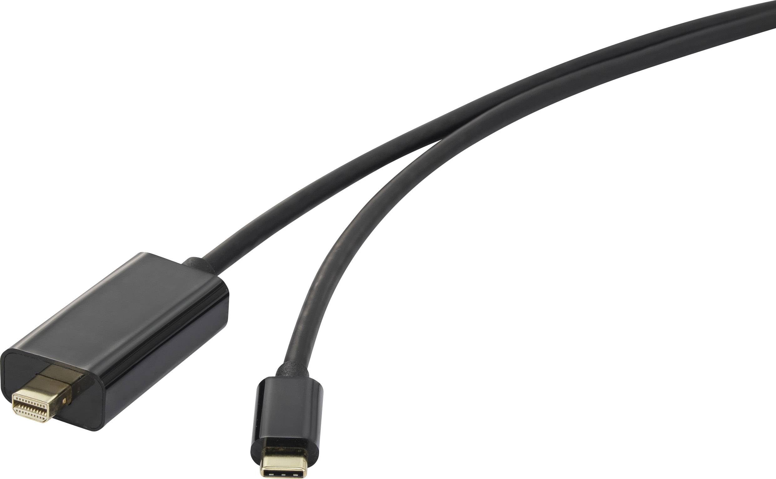 Renkforce USB-C® RF-3421684 USB-C Display kabl 5,00 m crna USB-C®, Mini-DisplayPort