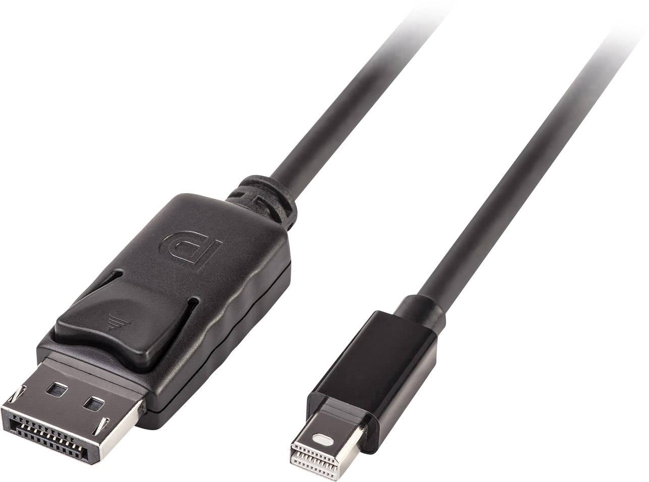 LINDY Mini-DisplayPort DisplayPort kabl 5,00 m crna adapterski kabl