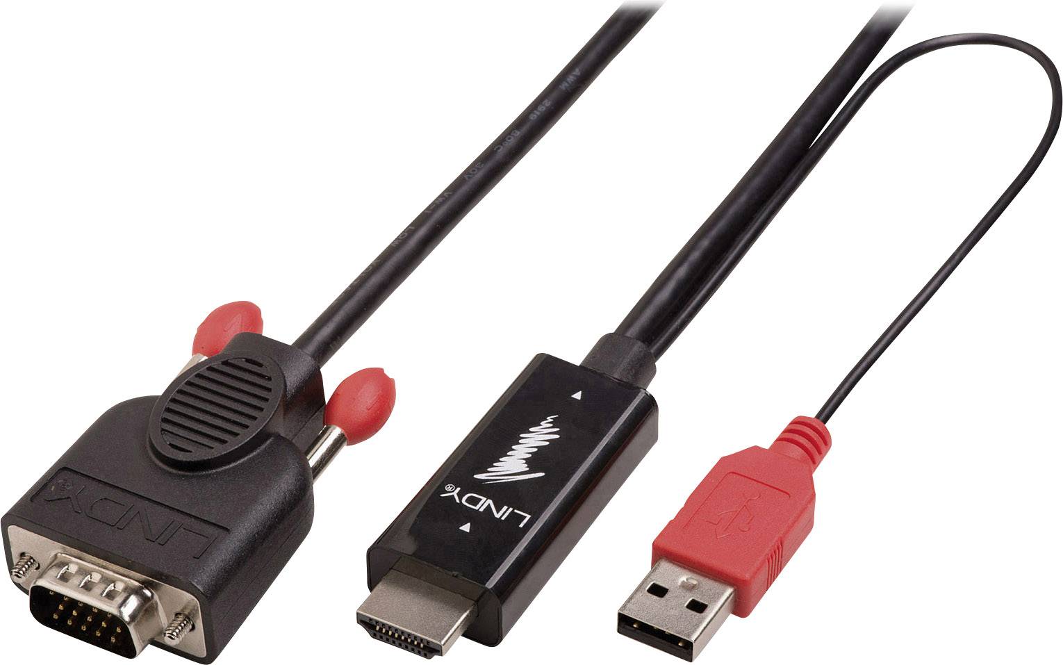 LINDY HDMI 15-polni kabl 2,00 m crna VGA