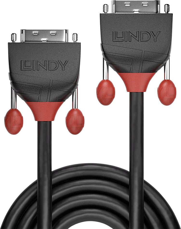 LINDY DVI DVI kabl 5,00 m crna