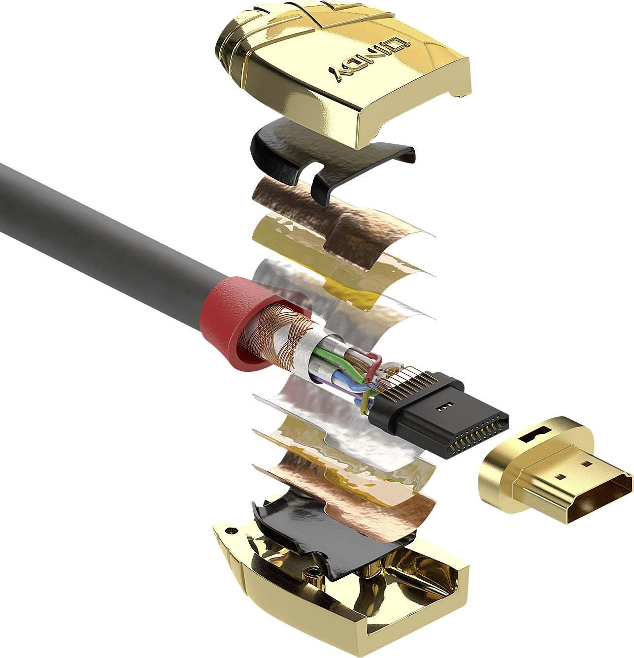 LINDY HDMI kabl 7,50 m siva