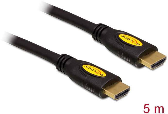 Delock HDMI kabl 5,00 m crna