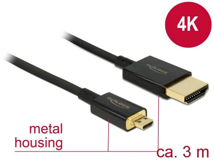 Delock HDMI kabl 3,00 m crna 1881008