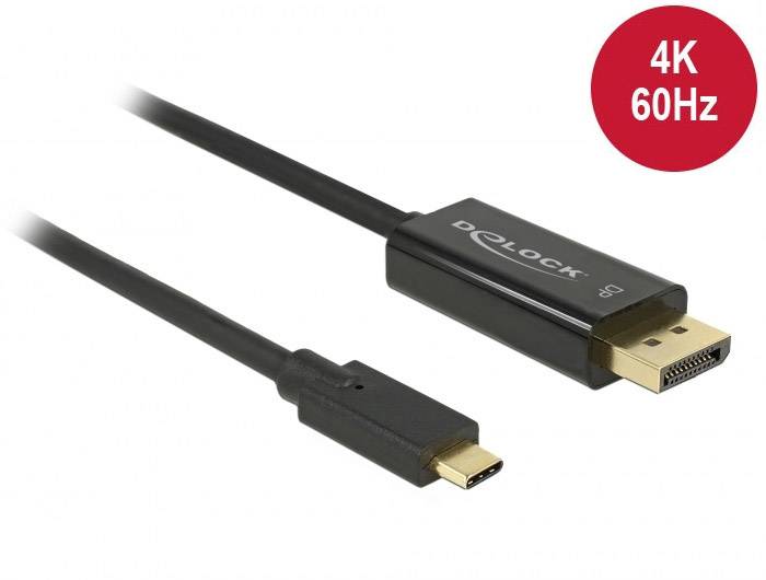 Delock USB-C® USB-C Display kabl 1,00 m crna USB-C®, DisplayPort