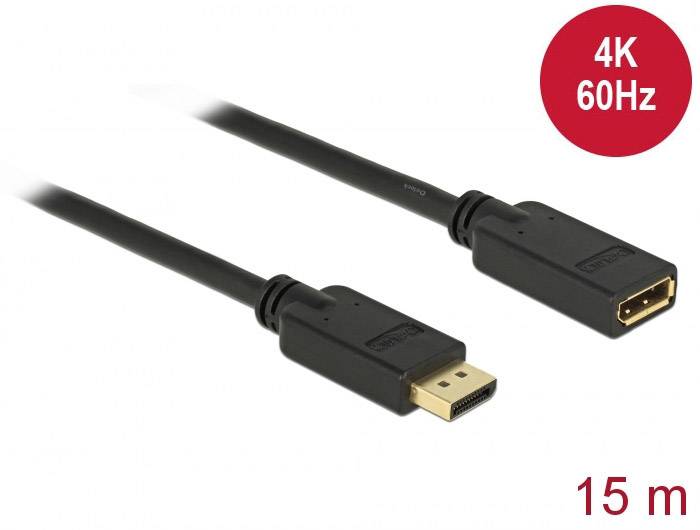 Delock DisplayPort kabl 15,00 m crna