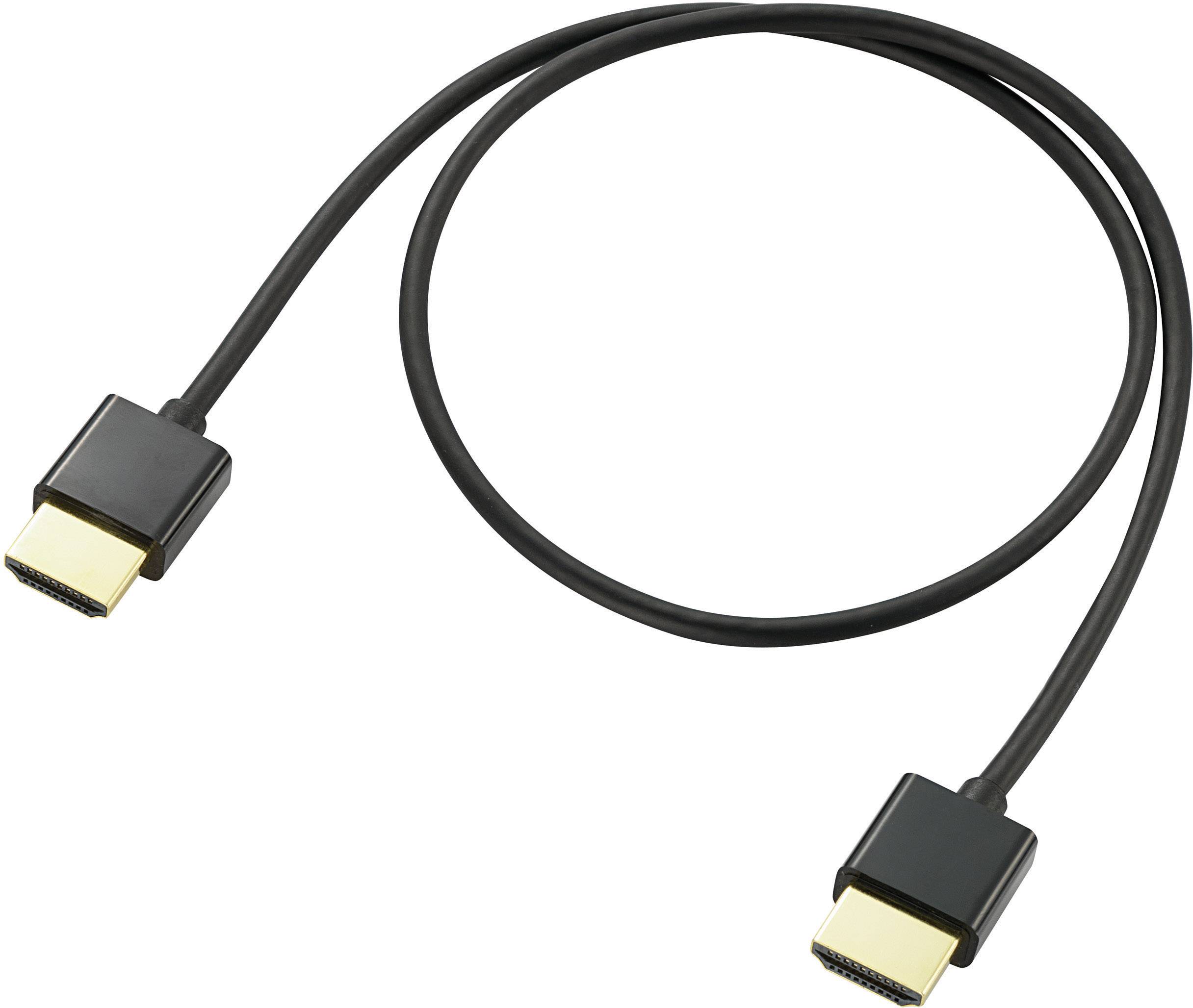 SpeaKa Professional SP-9070576 HDMI kabl 0,50 m crna