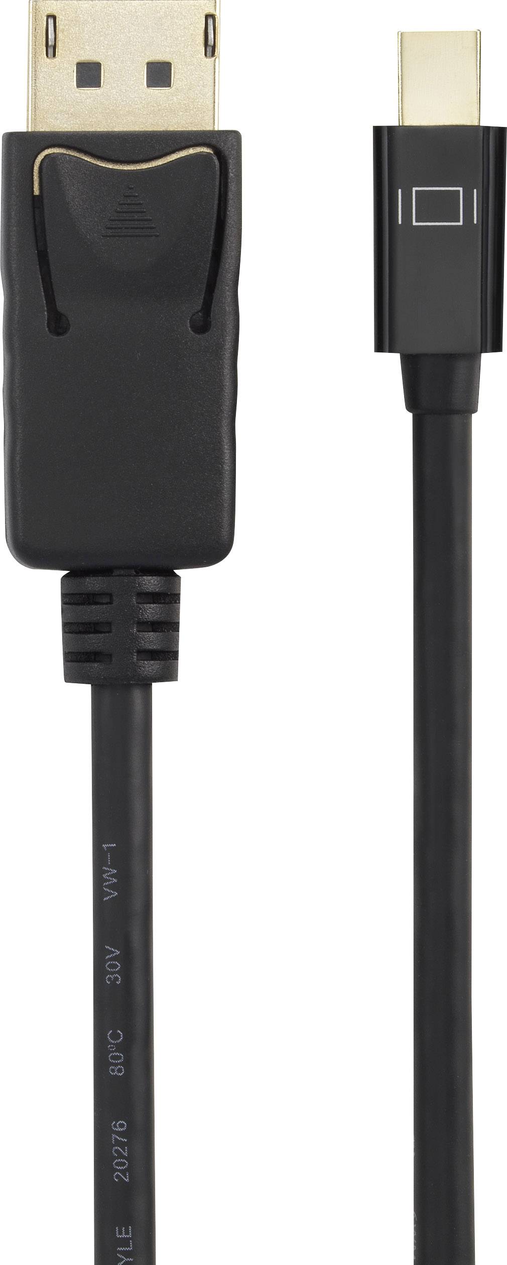 Renkforce Mini-DisplayPort RF-4538176 DisplayPort kabl 2,00 m crna adapterski kabl