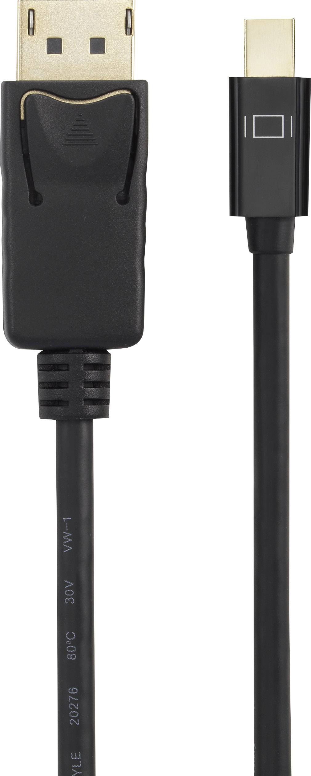 Renkforce Mini-DisplayPort RF-4538178 DisplayPort kabl 3,00 m crna adapterski kabl