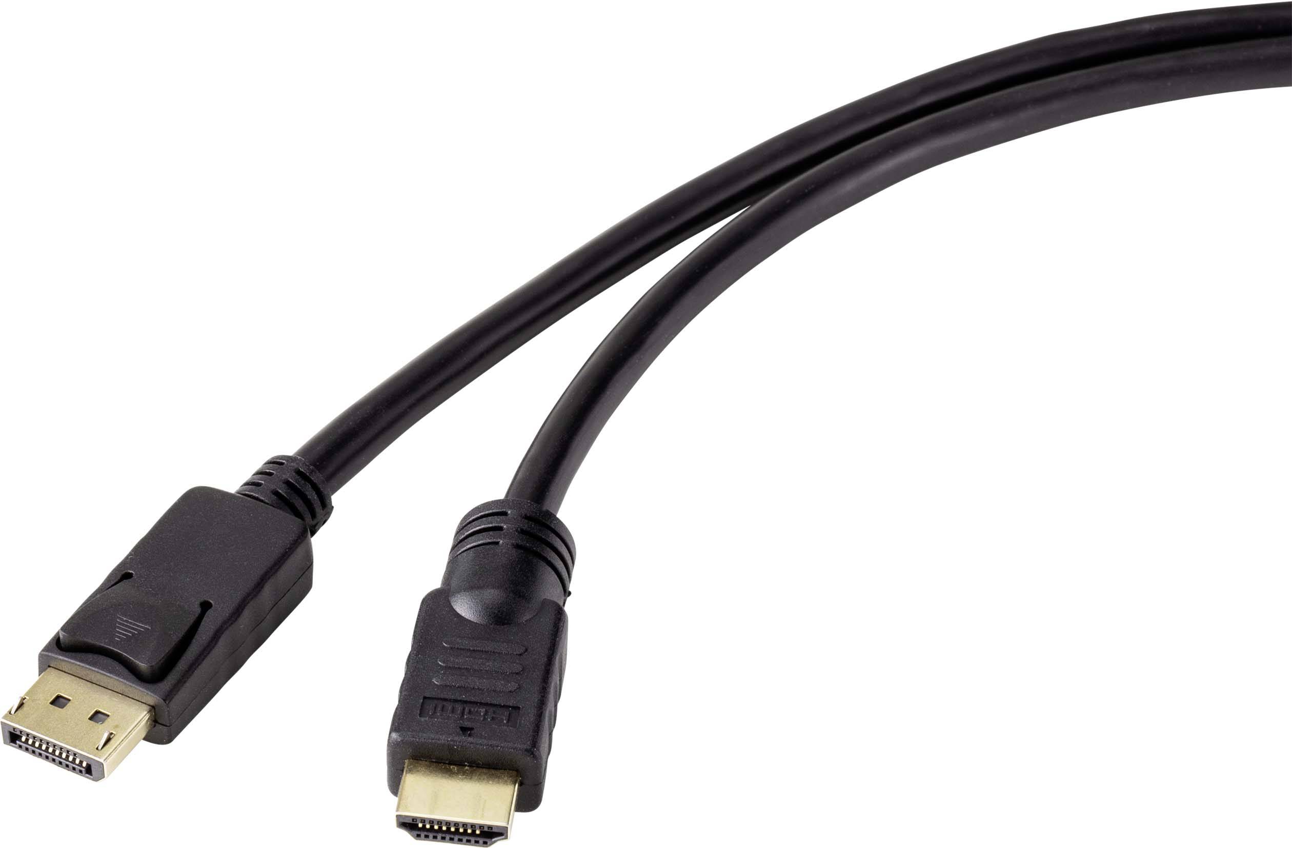 Renkforce DisplayPort RF-4596876 kabl 20,00 m crna HDMI