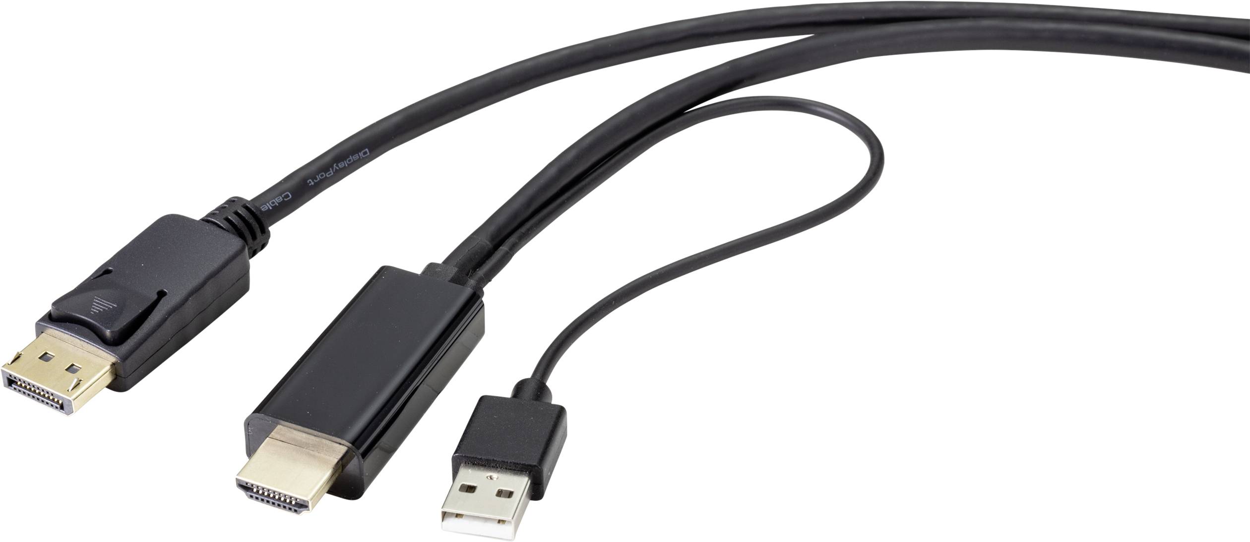 Renkforce DisplayPort kabl 2,00 m crna HDMI