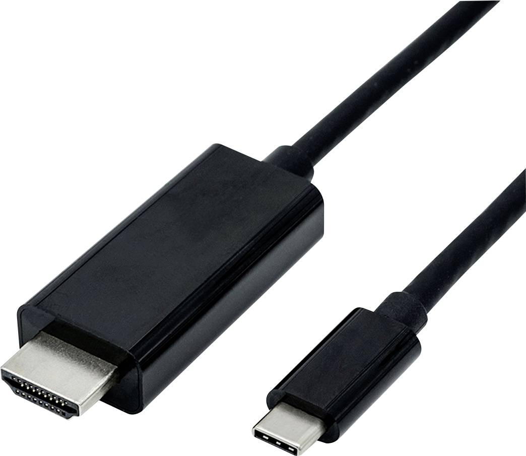 Roline USB-C® USB-C Display kabl 3,00 m crna muški konektor HDMI