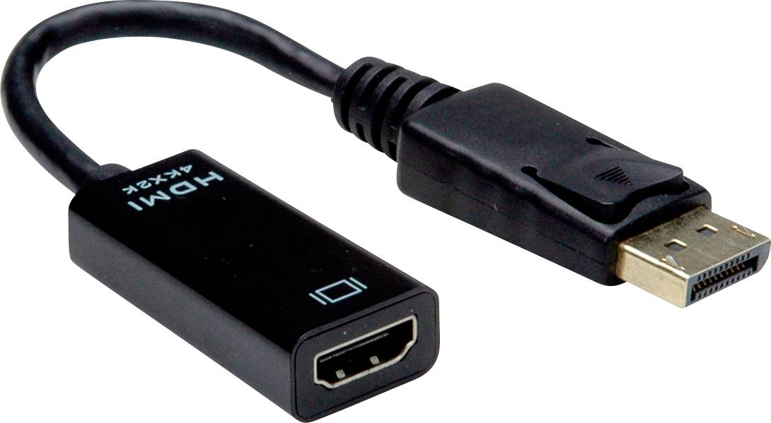 Value DisplayPort kabl 0,15 m crna HDMI 2342261