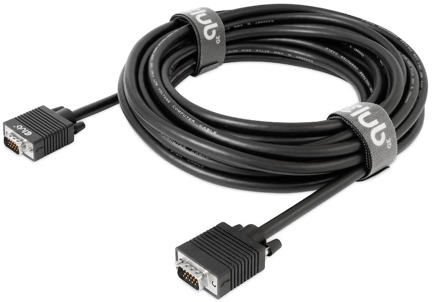 club3D VGA 15-polni VGA kabl 10,00 m crna