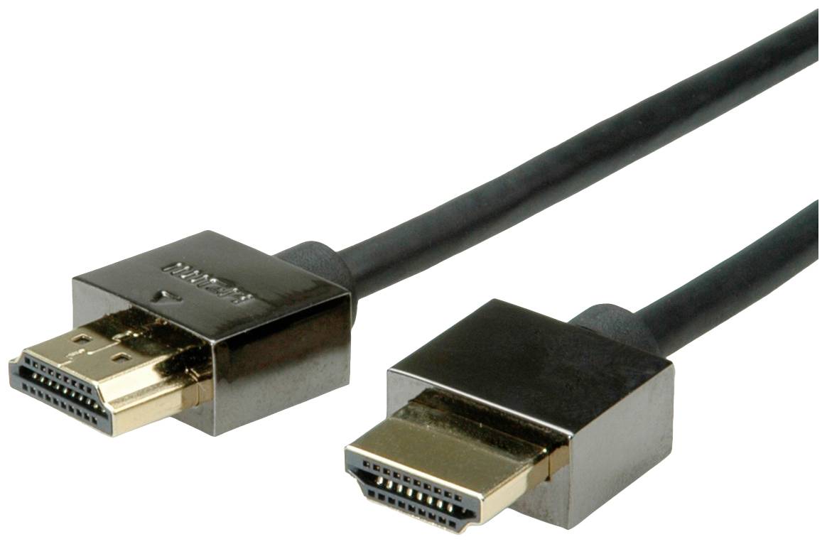 Roline HDMI kabl 2,00 m crna muški konektor