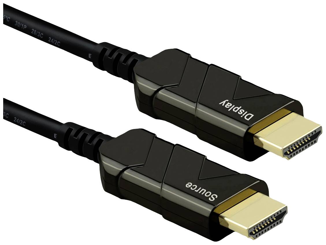 Roline HDMI kabl 30,00 m crna muški konektor 2557375