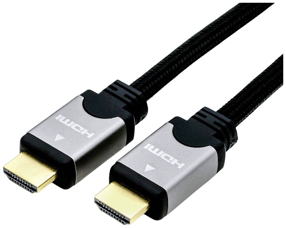 Roline HDMI kabl 10,00 m višebojna muški konektor
