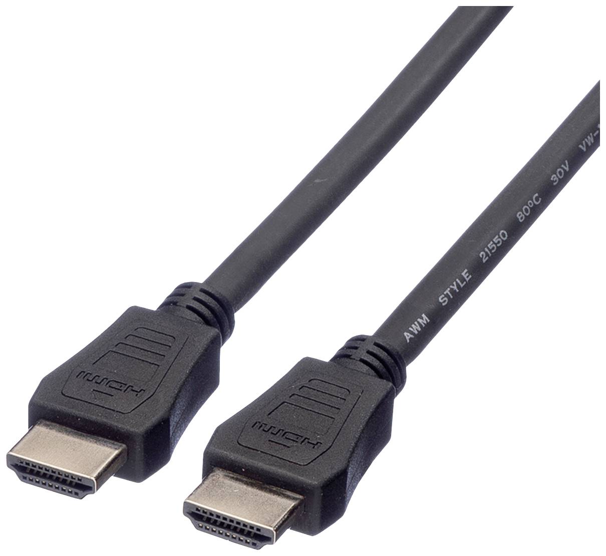 Value HDMI kabl 5,00 m crna muški konektor 2557902