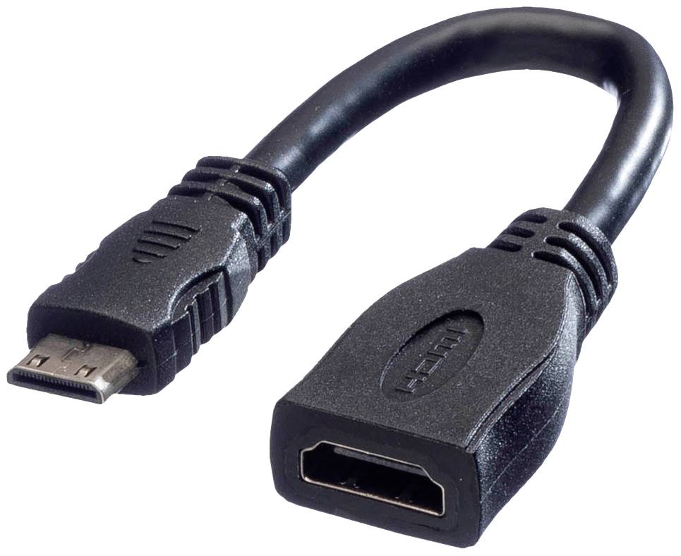 Value HDMI kabl 0,15 m crna ženski konektor 2559102