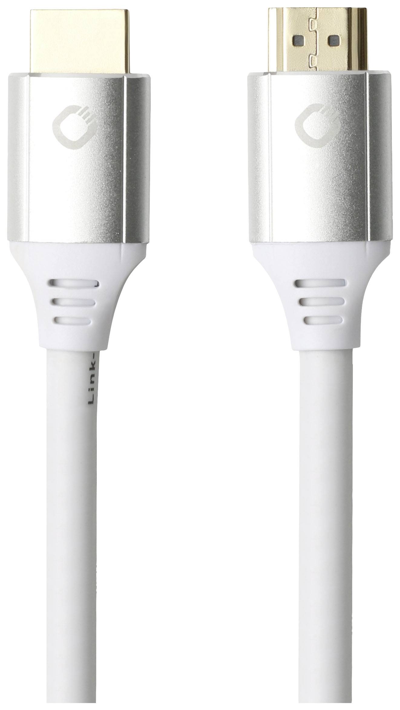 Oehlbach HDMI kabl 5,00 m bela