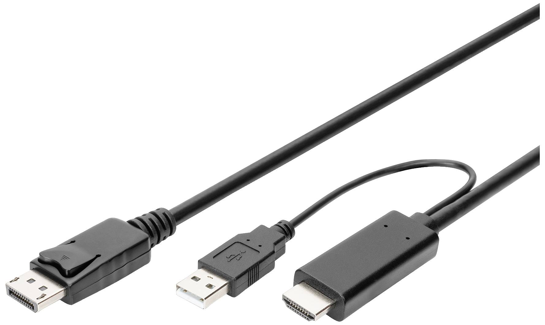 Digitus DisplayPort AK-330111-020-S HDMI kabl 2 m crna