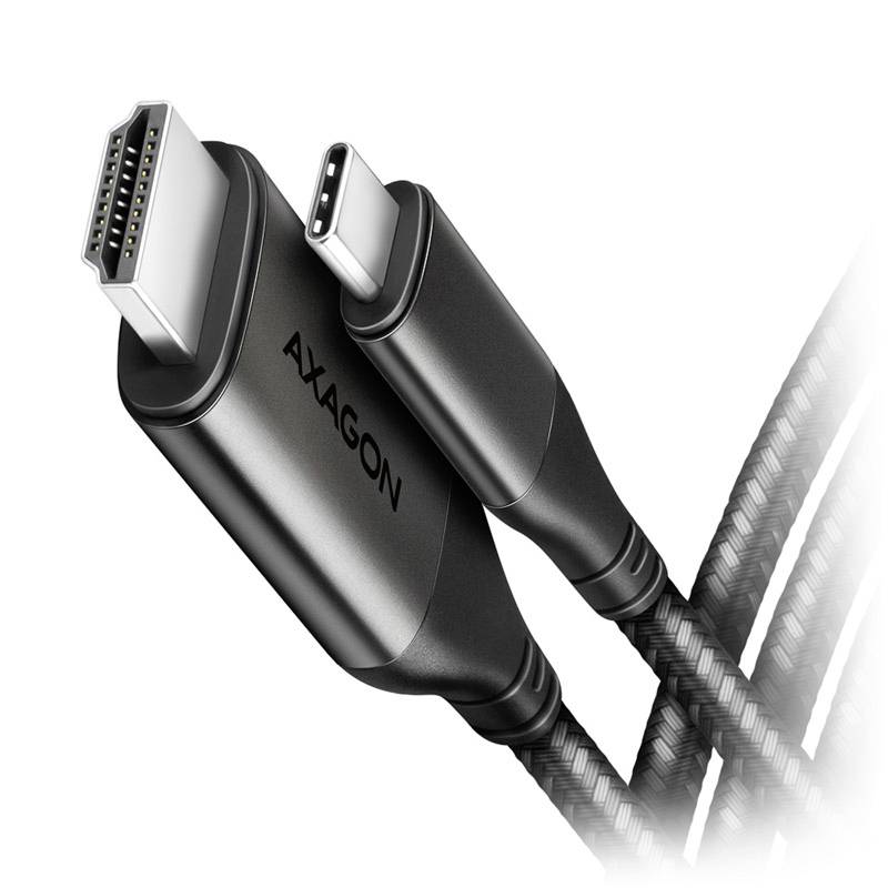 AXAGON HDMI RVC-HI2MC USB-C kabl 1,8 m crna USB-C®