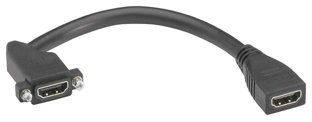 Hager HDMI kabl 0,20 m crna