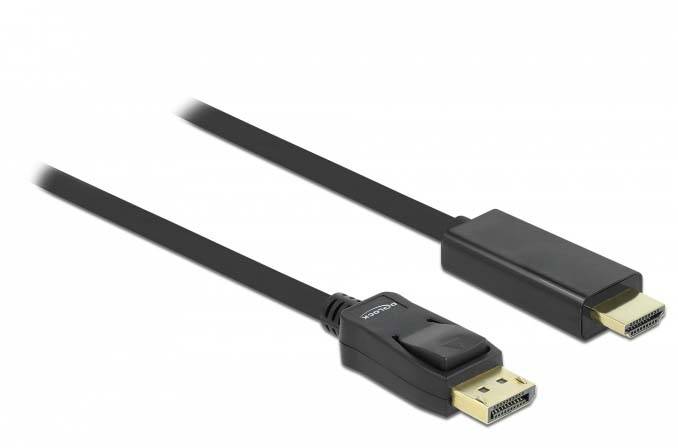 Delock HDMI DisplayPort kabl 3 m crna