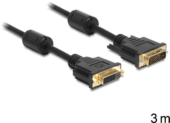 Delock DVI DVI kabl 3 m crna