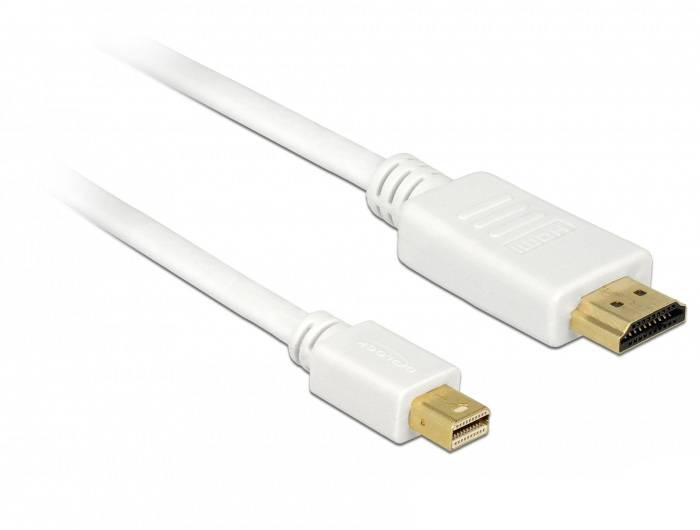 Delock Mini-DisplayPort DisplayPort kabl 0,5 m crna Mini-DisplayPort, HDMI 3378846