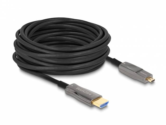 Delock HDMI kabl 10 m crna, siva