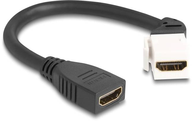 Delock HDMI kabl 0,2 m bela, crna