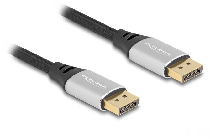 Delock DisplayPort kabl 1 m crna, srebrna