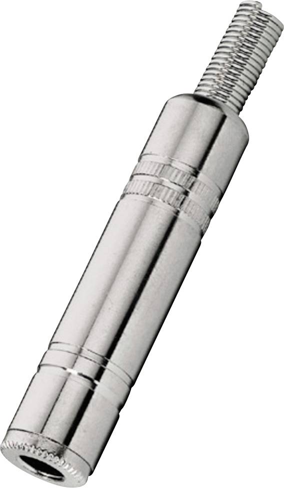 Monacor T-613JM utičnica 6,3 mm metal 1 kom 19 g