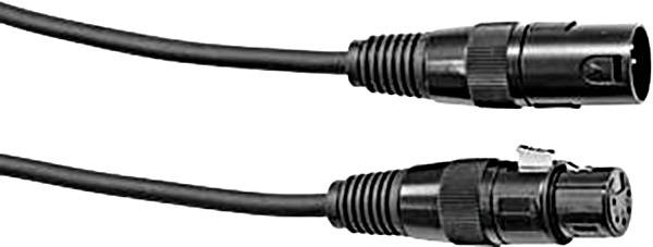 Eurolite DMX 5-Pol DMX priključni konektor 3,00 m crna muški XLR 5-polni