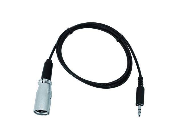 Vhodni DMX-adapter DMX adapter 1,00 m crna muški konektor XLR