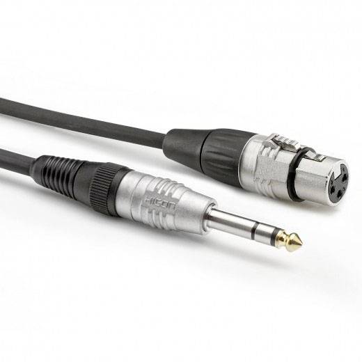 Sommer Cable HBP-XF6S-0090 audio adapterski kabl 0,90 m crna utikač 6,3 mm (stereo)