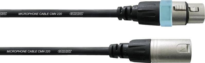 Cordial mikrofonski XLR priključni konektor 20,00 m crna ženski XLR
