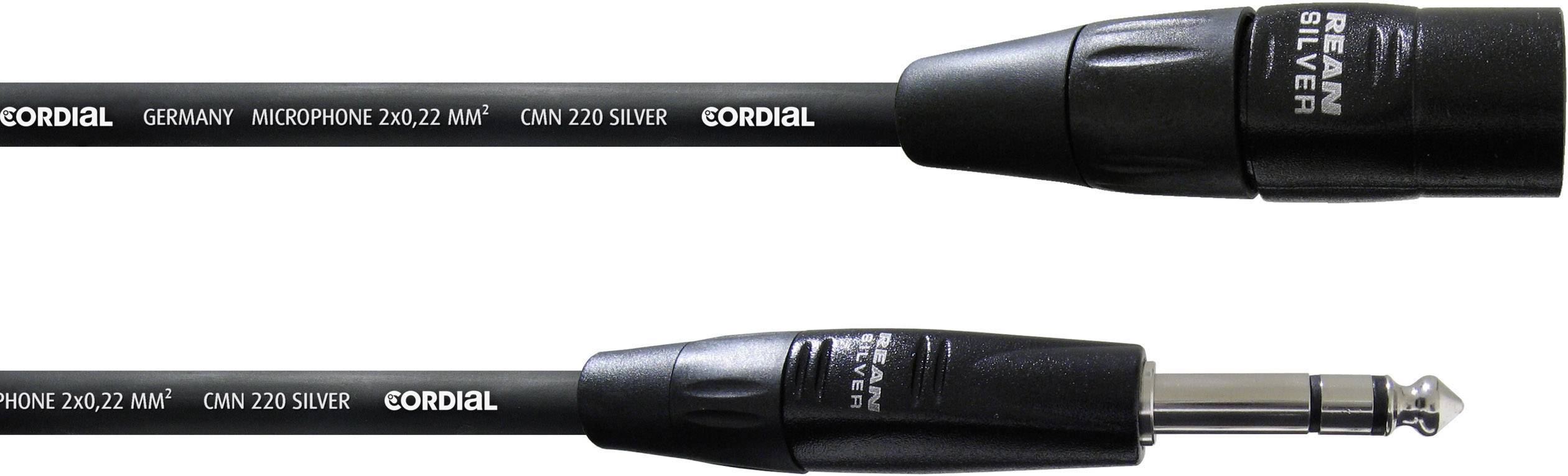 Cordial CIM XLR priključni konektor 1,50 m crna muški XLR