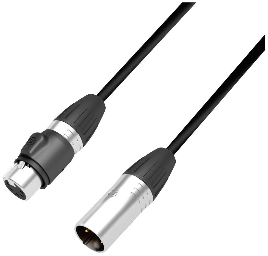 Adam Hall 5-polni XLR priključni konektor 3 m crna muški XLR 5-polni