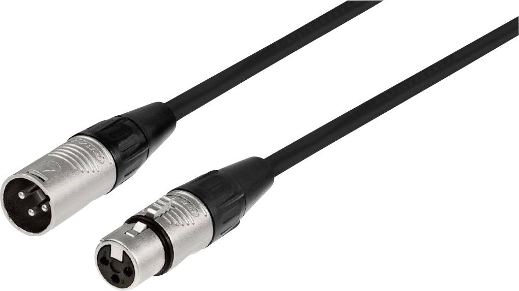 Monacor MECR-1000/SW XLR kabl 10 m 5,9 mm crna
