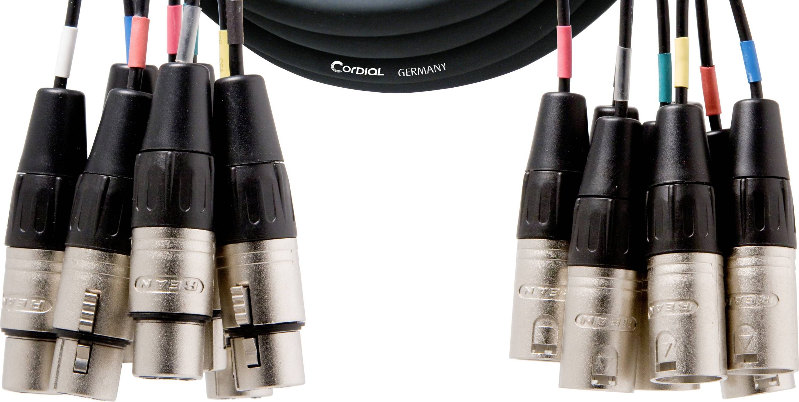 Cordial CML 3-polna XLR priključni konektor 3 m crna XLR utičnica 3-polna