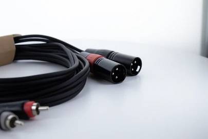 Cordial 3-polni XLR priključni konektor 6 m crna XLR utikač 3-polni 3364017