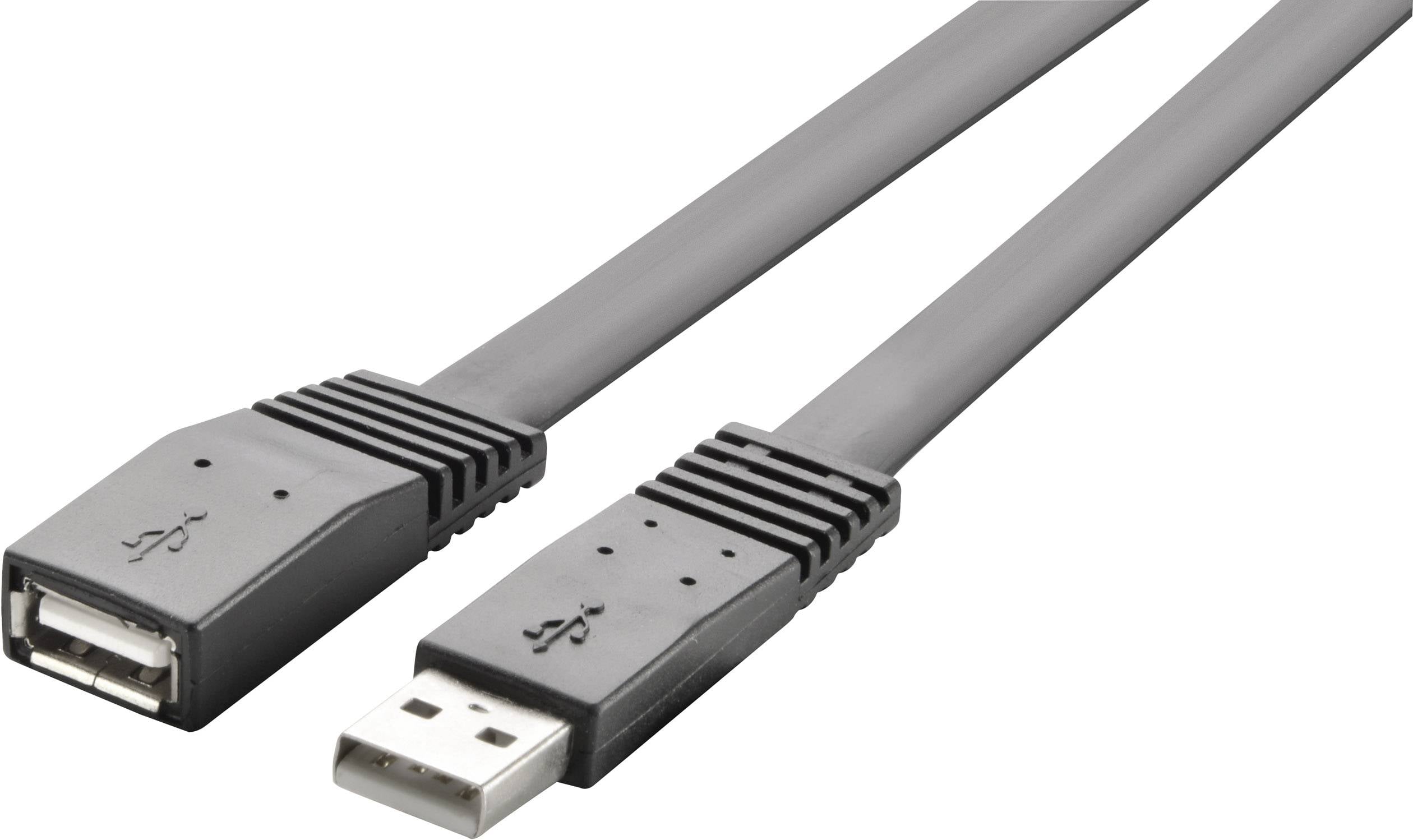 Renkforce USB RF-4087404 USB kabl 1,00 m crna