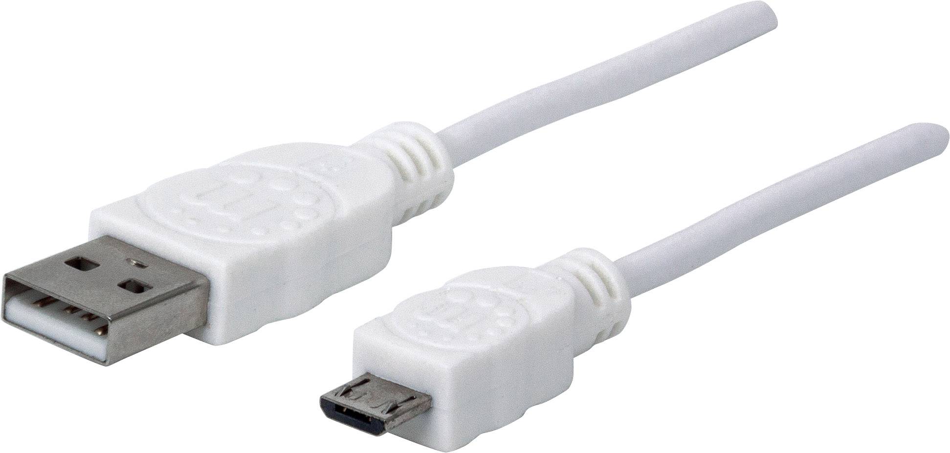 Manhattan USB USB kabl 1,80 m bela