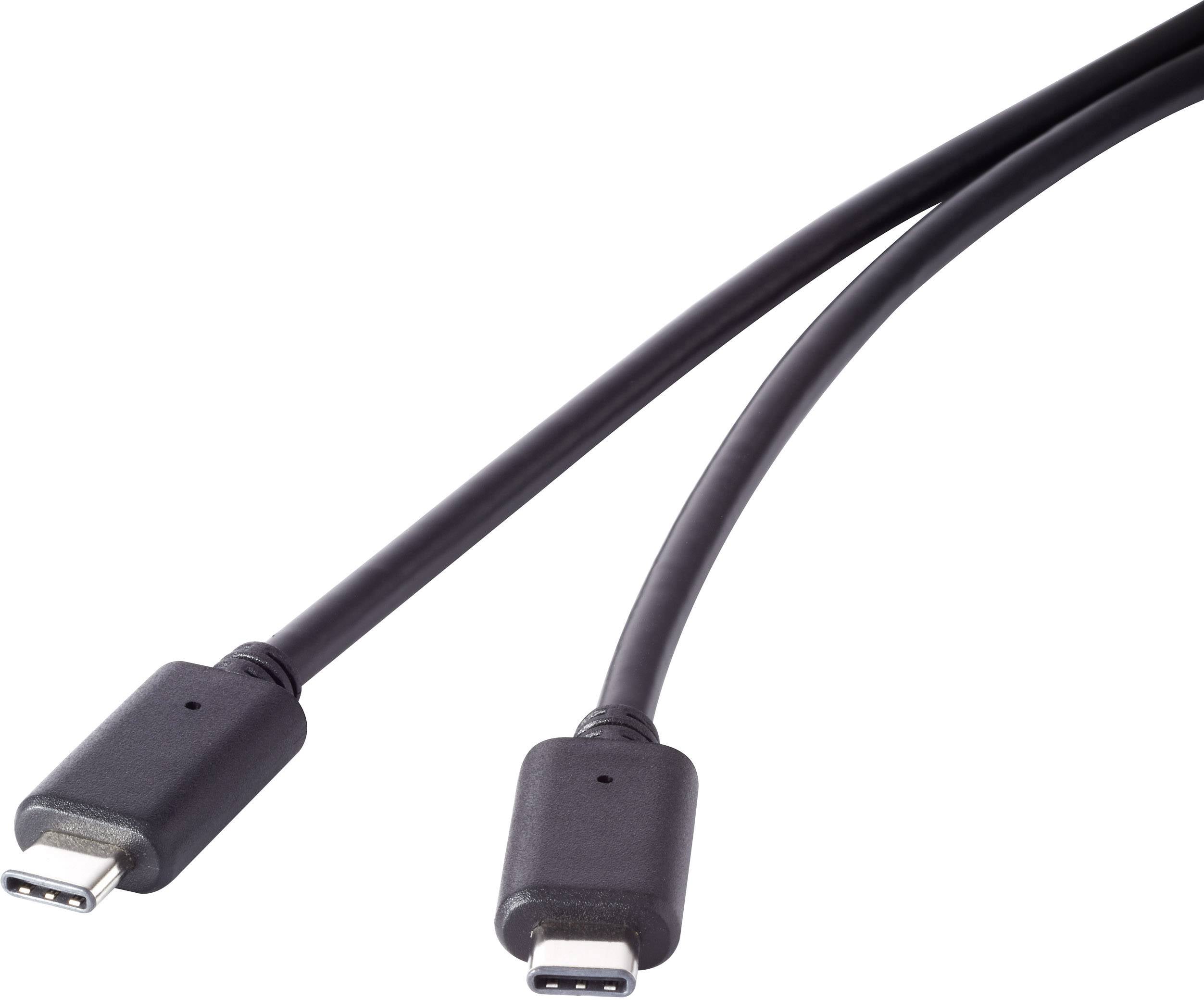 Priključni USB kabl 1,00 m crna