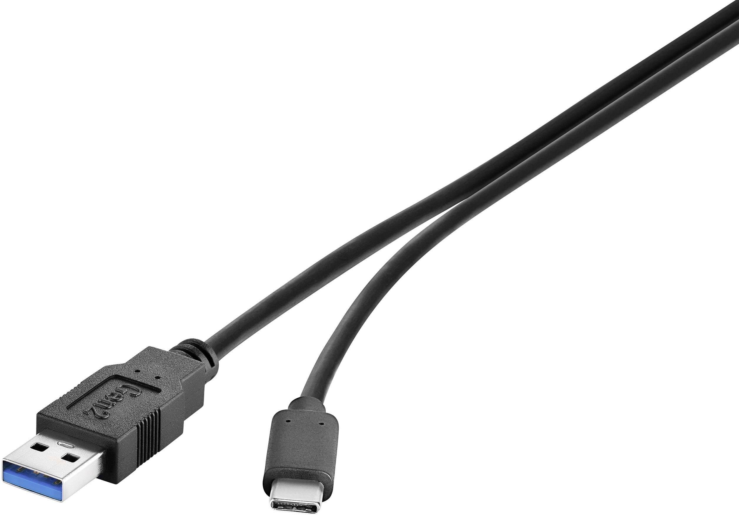 Roline USB kabl 0,50 m crna USB 3.2 gen. 1 (USB 3.0)
