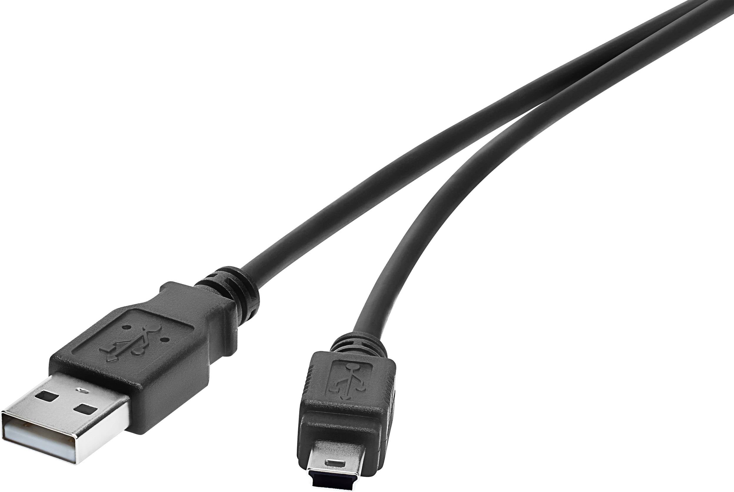 Renkforce USB USB kabl 0,30 m crna